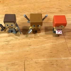 Minecraft minifigure alex Steve set creeper toy